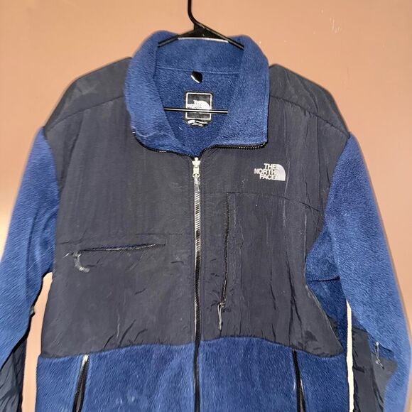 The North Face Men's Denali Fleece Jacket - Navy Black XL - Picture 8 of 9
